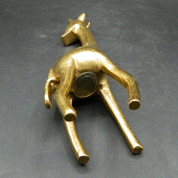 Nate Berkus Magnetized Gold Metal Giraffe Figurine - Picture 7 of 7